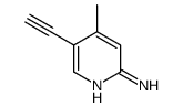 2-Pyridinamine, 5-ethynyl-4-methyl- (9CI)结构式