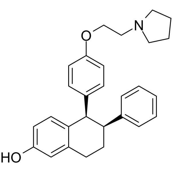 Lasofoxifene structure