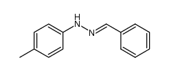 N-benzylidene-N'-(4-tolyl)hydrazine结构式