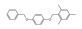 1-benzyloxy-4-(2,4,6-trimethylbenzyloxy)benzene结构式