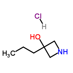 3-Propyl-3-azetidinol hydrochloride (1:1) Structure
