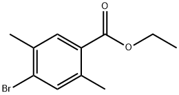 Ethyl 4-bromo-2,5-dimethylbenzoate structure