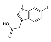1H-Indole-3-aceticacid,6-iodo-(9CI)结构式