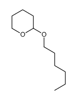 2-(hexyloxy)tetrahydro-2H-pyran结构式