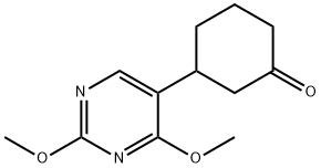 3-(2,4-Dimethoxypyrimidin-5-yl)cyclohexanone Structure