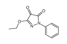 1H-Pyrazole-4,5-dione,3-ethoxy-1-phenyl-(9CI)结构式