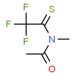 Acetamide,N-methyl-N-(2,2,2-trifluoro-1-thioxoethyl)-结构式