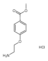 4-(2-Amino-ethoxy)-benzoic acid methyl ester hydrochloride salt picture