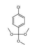 1-chloro-4-(trimethoxymethyl)benzene Structure