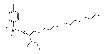 (2R,3S)-3-tosyloxyheptadecane-1,2-diol Structure