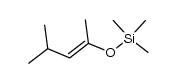 4-Methyl-2-(trimethylsiloxy)-2-penten Structure