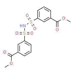 3,3'-[Iminobis(sulfonyl)]dibenzoic acid dimethyl ester Structure