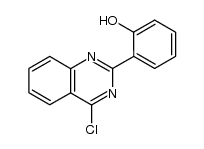 4-chloro-2-(2'-hydroxyphenyl)quinazoline结构式