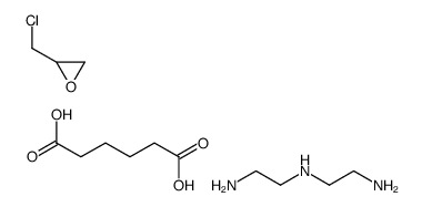 N'-(2-aminoethyl)ethane-1,2-diamine,2-(chloromethyl)oxirane,hexanedioic acid picture