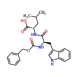 Z-D-Trp-Leu-OH结构式