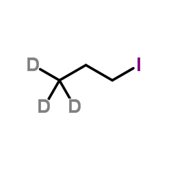 碘代丙烷-D3结构式