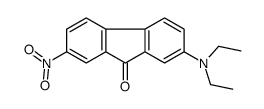 2-(diethylamino)-7-nitrofluoren-9-one Structure