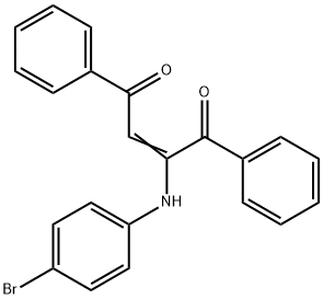 2-(p-Bromoanilino)-1,4-diphenyl-2-butene-1,4-dione picture