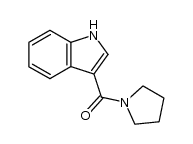 (1H-INDOL-3-YL)(PYRROLIDIN-1-YL)METHANONE Structure