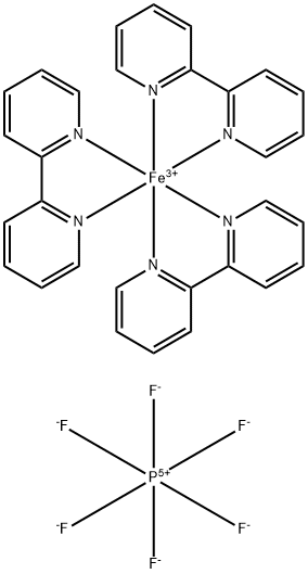 tris(2,2'-bipyridine)iron(iii) hexafluor o-phosphate, 90结构式