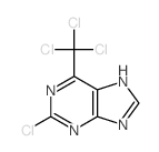9H-Purine,2-chloro-6-(trichloromethyl)- Structure