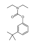 (3-tert-butylphenyl) N,N-diethylcarbamate Structure