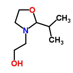 2-Isopropyl-3-oxazolidineethanol Structure