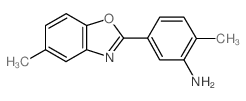 2-METHYL-5-(5-METHYL-BENZOOXAZOL-2-YL)-PHENYLAMINE结构式