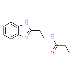 N-[2-(1H-BENZIMIDAZOL-2-YL)ETHYL]PROPANAMIDE结构式