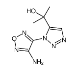 2-[3-(4-amino-1,2,5-oxadiazol-3-yl)triazol-4-yl]propan-2-ol Structure