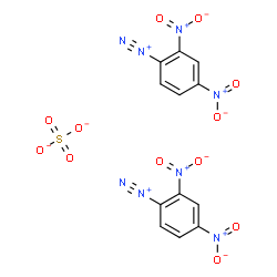 2,4-dinitrobenzenediazonium sulphate (2:1)结构式