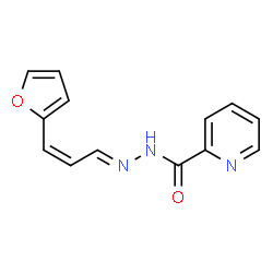 N'-[(1E,2Z)-3-(furan-2-yl)prop-2-en-1-ylidene]pyridine-2-carbohydrazide Structure