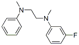 N-(m-Fluorophenyl)-N,N'-dimethyl-N'-phenylethylenediamine structure