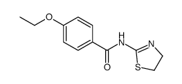 Benzamide, N-(4,5-dihydro-2-thiazolyl)-4-ethoxy- (9CI) Structure