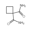 1,1-Cyclobutanedicarboxamide Structure