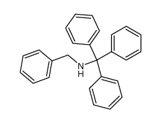 α,α-Diphenyl-N-benzylbenzenemethanamine Structure