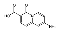 4H-Quinolizine-3-carboxylicacid,8-amino-4-oxo-(9CI) Structure