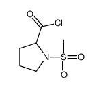 2-Pyrrolidinecarbonyl chloride, 1-(methylsulfonyl)- (9CI) picture