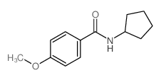 N-Cyclopentyl-4-methoxybenzamide结构式