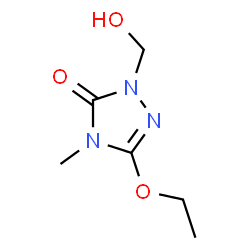 3H-1,2,4-Triazol-3-one,5-ethoxy-2,4-dihydro-2-(hydroxymethyl)-4-methyl-(9CI) Structure