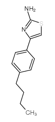 4-(4-BUTYLPHENYL)THIAZOL-2-YLAMINE structure