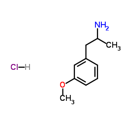 3-Methoxyamphetamine (hydrochloride) Structure