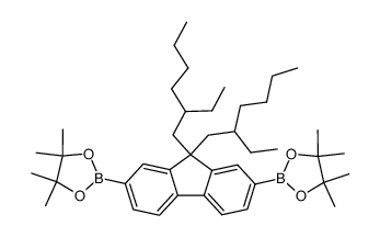 9,9-Bis(2-ethylhexyl)-2,7-bis(4,4,5,5-tetramethyl-1,3,2-dioxaborolan-2-yl)fluorene picture