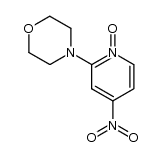 2-(N-morpholinyl)-4-nitropyridine N-oxide Structure