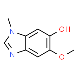 1H-Benzimidazol-6-ol,5-methoxy-1-methyl-(9CI)结构式