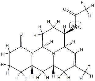 12-O-Acetyl-14,15-didehydrolycocernuine structure