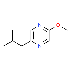 2-Methoxy-5-(2-methylpropyl)pyrazine结构式