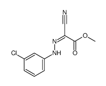 methyl (2Z)-2-[(3-chlorophenyl)hydrazinylidene]-2-cyanoacetate结构式