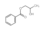 1,2-Propanediol,1-benzoate structure