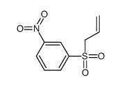 1-nitro-3-prop-2-enylsulfonylbenzene Structure